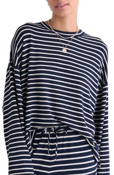 Vineyard Vines Stripe Dreamcloth Top In Blue