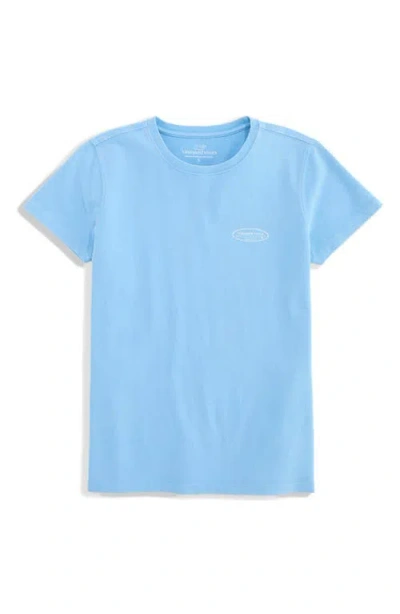 Vineyard Vines Surf Logo Cotton Graphic T-shirt In Blue