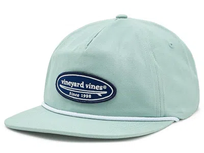 Vineyard Vines Surf Patch Canvas 5 Panel Caps Dune Grass: One Size In Green
