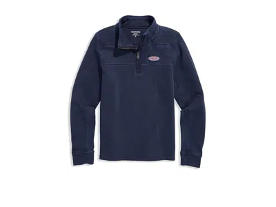 Vineyard Vines Kids' Half Zip Sweatshirt In Blue