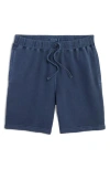 Vineyard Vines Surfboard Cotton French Terry Drawstring Shorts In Nautical Navy