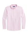Vineyard Vines Surfside Regular Fit Button Down Linen Shirt In Flamingo