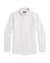Vineyard Vines Surfside Regular Fit Button Down Linen Shirt In White Beach