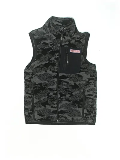 Pre-owned Vineyard Vines Kids' Sweater Vest In Black