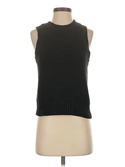 Pre-owned Vineyard Vines Sweater Vest In Black