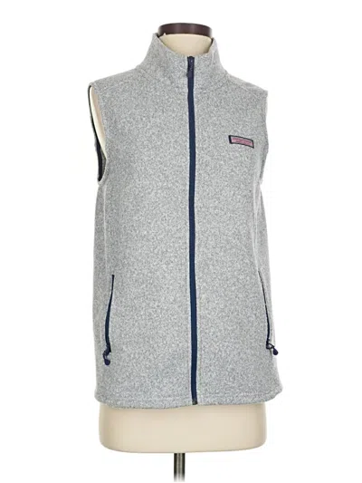 Pre-owned Vineyard Vines Sweater Vest In Gray