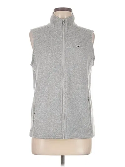 Pre-owned Vineyard Vines Sweater Vest In Gray