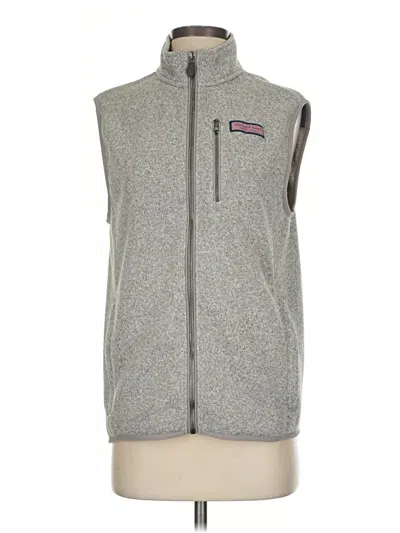Pre-owned Vineyard Vines Sweater Vest In Gray