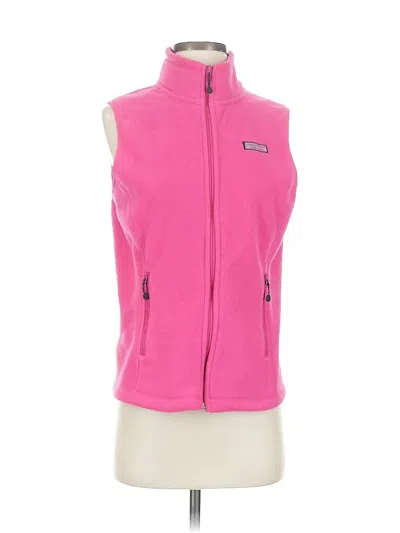 Pre-owned Vineyard Vines Sweater Vest In Pink