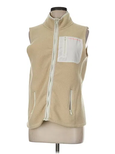 Pre-owned Vineyard Vines Sweater Vest In Tan