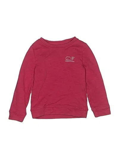 Pre-owned Vineyard Vines Kids' Sweatshirt In Burgundy