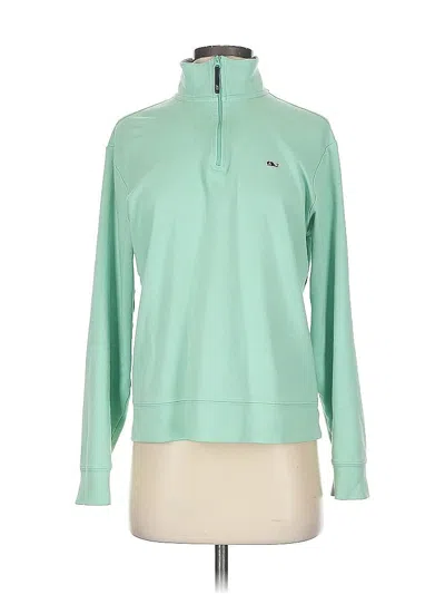 Pre-owned Vineyard Vines Sweatshirt In Green
