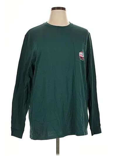 Pre-owned Vineyard Vines Sweatshirt In Green