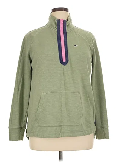 Pre-owned Vineyard Vines Sweatshirt In Green