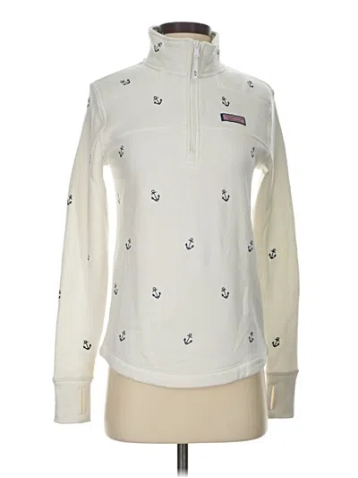 Pre-owned Vineyard Vines Sweatshirt In Ivory