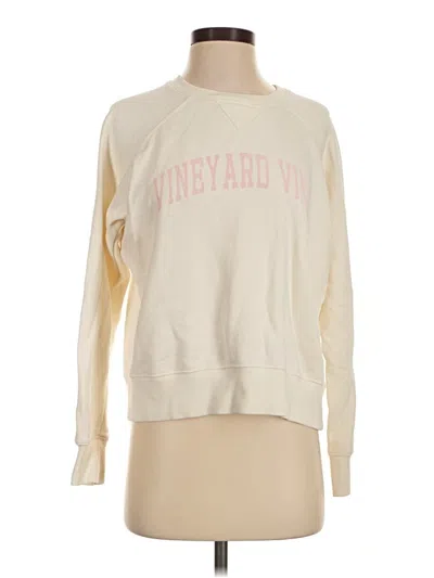 Pre-owned Vineyard Vines Sweatshirt In Ivory