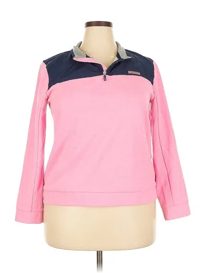 Pre-owned Vineyard Vines Sweatshirt In Pink