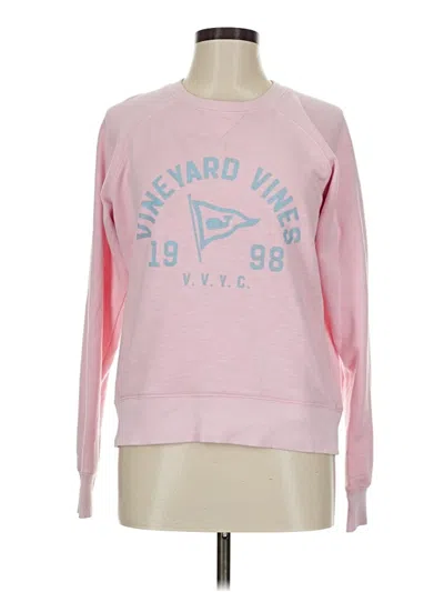 Pre-owned Vineyard Vines Sweatshirt In Pink