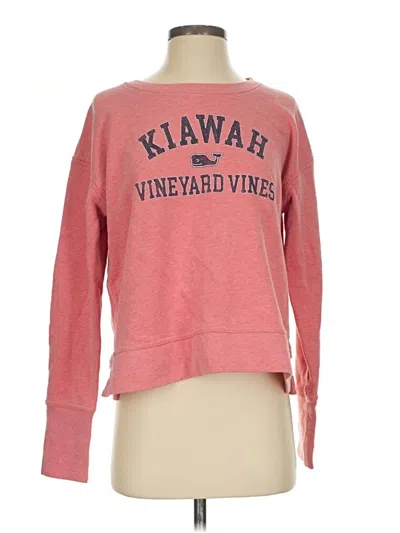 Pre-owned Vineyard Vines Sweatshirt In Pink