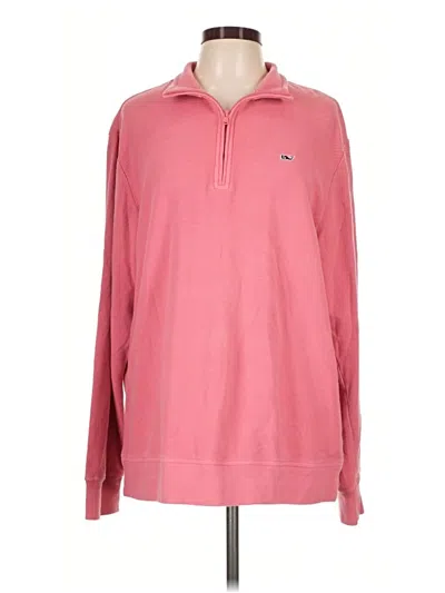 Pre-owned Vineyard Vines Sweatshirt In Pink