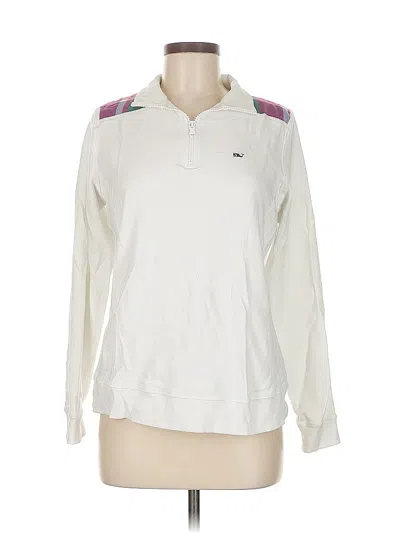 Pre-owned Vineyard Vines Sweatshirt In White