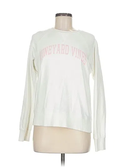 Pre-owned Vineyard Vines Sweatshirt In White