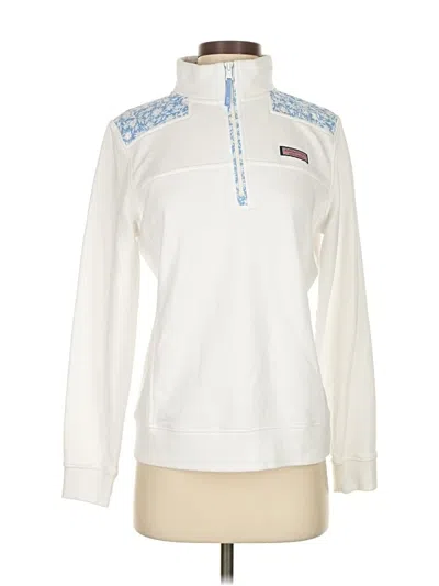 Pre-owned Vineyard Vines Sweatshirt In White