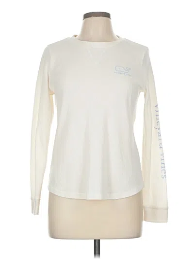 Pre-owned Vineyard Vines Sweatshirt In White