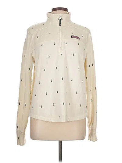 Pre-owned Vineyard Vines Sweatshirt In White
