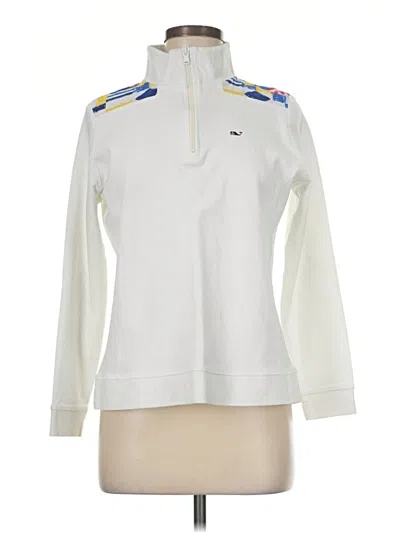 Pre-owned Vineyard Vines Sweatshirt In White