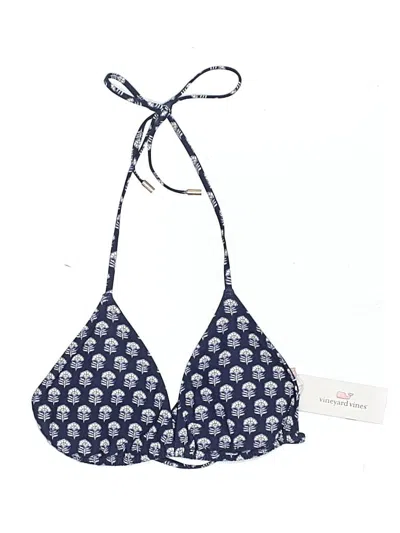 Vineyard Vines Swimsuit Top Blue Paisley Pattern Swimwear