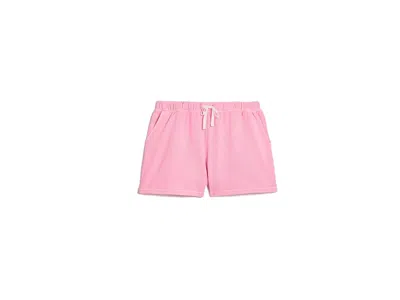 Vineyard Vines Terry Shorts (toddler/little Kid/big Kid) Girl's Shorts Neon Bloom: Sm (8-10 Big Kid) 3 In Pink