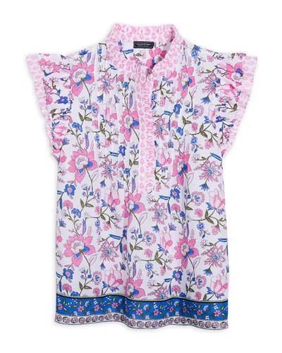 Vineyard Vines Thalia Flutter Sleeved Top