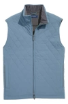 Vineyard Vines The Dorset Water Repellent Quilted Vest In Black
