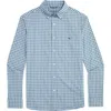 Vineyard Vines Topsail Classic Fit Gingham Button-down Performance Shirt In Aqua Haze