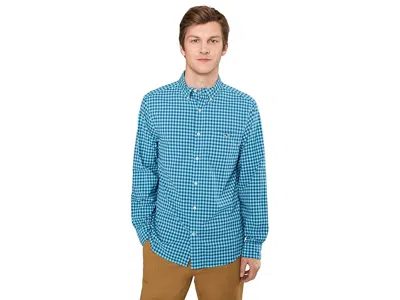 Vineyard Vines Topsail Gingham Featherweight Performance Shirt In Blue
