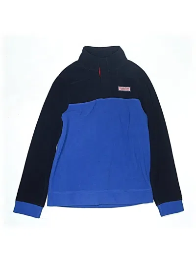 Pre-owned Vineyard Vines Kids' Track Jacket In Blue