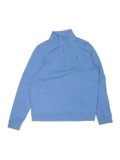 Pre-owned Vineyard Vines Kids' Track Jacket In Blue