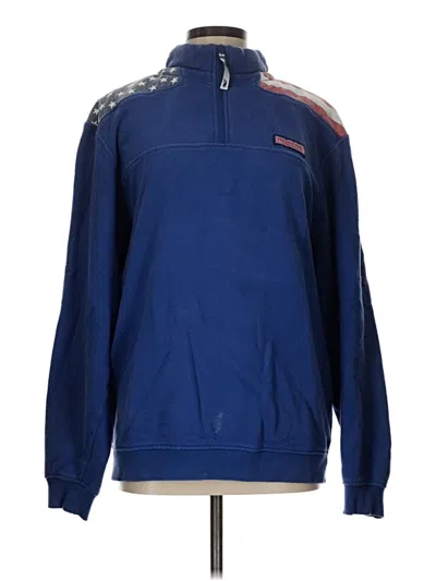 Pre-owned Vineyard Vines Track Jacket In Blue
