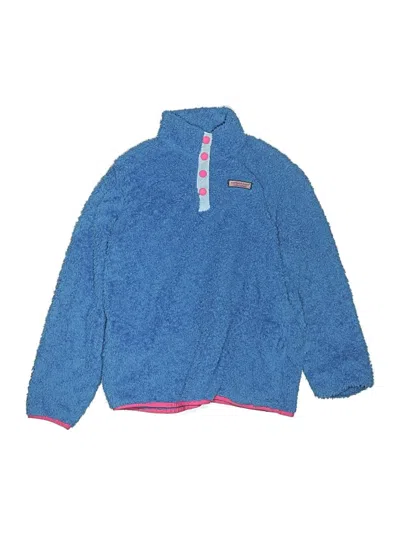 Pre-owned Vineyard Vines Kids' Track Jacket In Blue