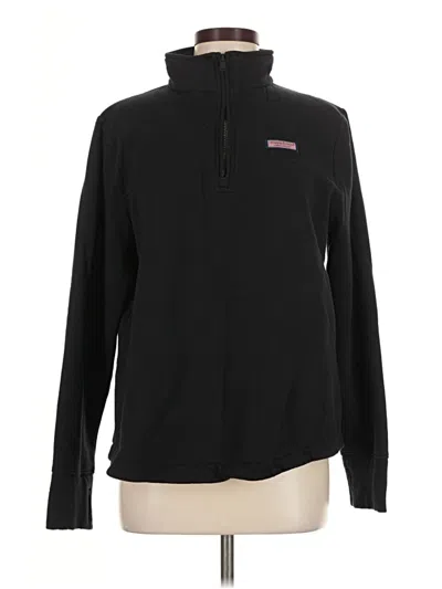 Pre-owned Vineyard Vines Turtleneck Sweater In Black