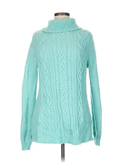 Pre-owned Vineyard Vines Turtleneck Sweater In Blue