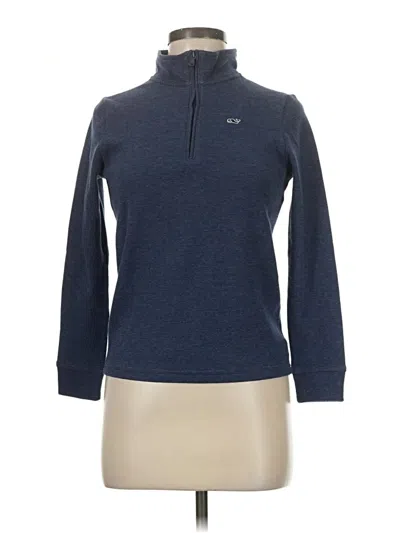 Pre-owned Vineyard Vines Turtleneck Sweater In Blue