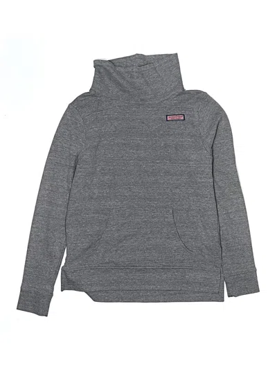Pre-owned Vineyard Vines Kids' Turtleneck Sweater In Gray