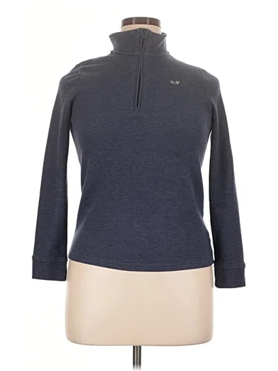 Pre-owned Vineyard Vines Turtleneck Sweater In Gray