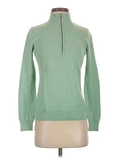 Pre-owned Vineyard Vines Turtleneck Sweater In Green