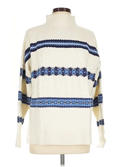 Pre-owned Vineyard Vines Turtleneck Sweater In Ivory