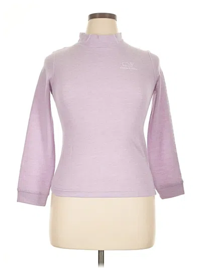 Pre-owned Vineyard Vines Turtleneck Sweater In Purple