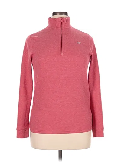 Pre-owned Vineyard Vines Turtleneck Sweater In Red