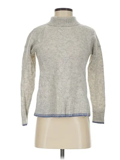 Pre-owned Vineyard Vines Turtleneck Sweater In Silver